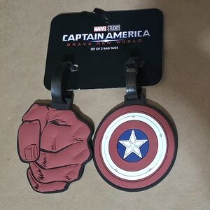 Captain America Luggage Tags